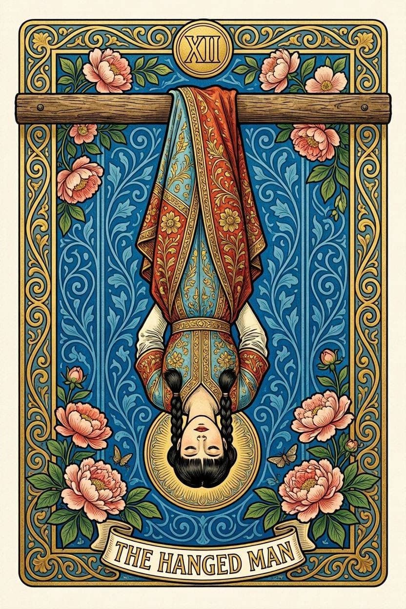 吊られた男（The Hanged Man）のタロットカード